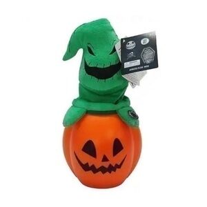 NWT. DISNEY NBC Ooogie Boogie Animated Plush In Pumpkin